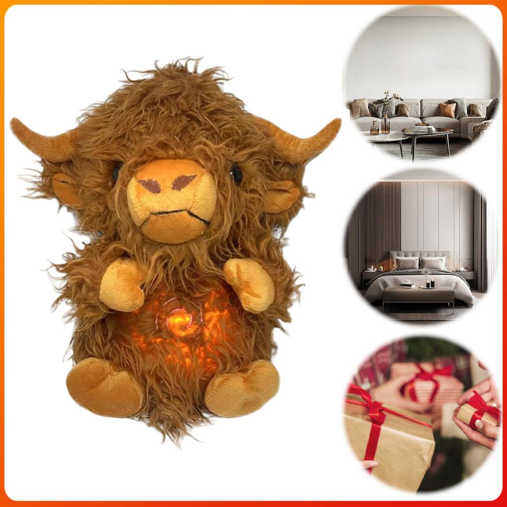 Baby Gear - Brinquedo de Pelúcia de Vaca Highland