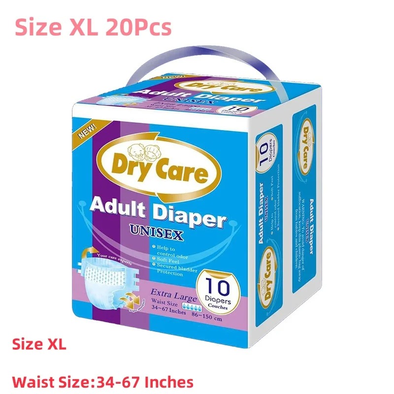 Diapering - 20 Fraldas Descartáveis para Adultos de