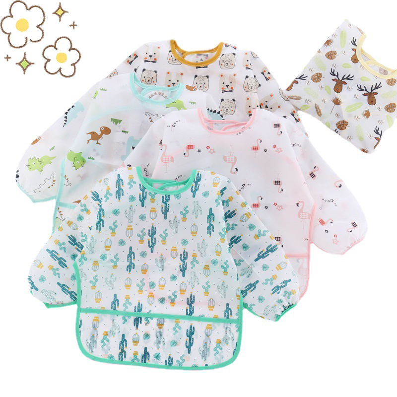 Waterproof Baby Bibs Silicone - Babador de desenho animado de silicone