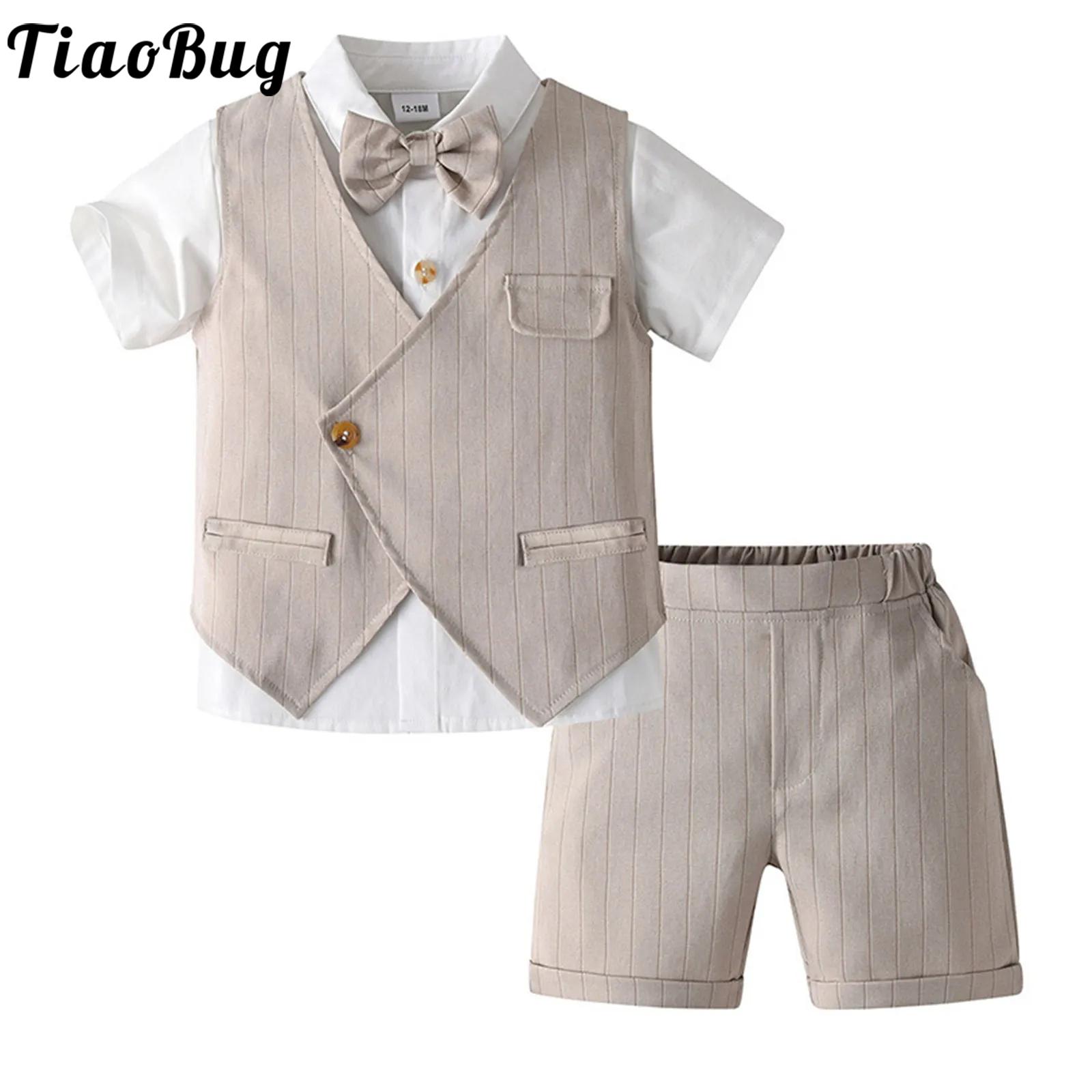 Baby Boy Suit Set Baptism - Bebê meninos roupas senhores terno roupa