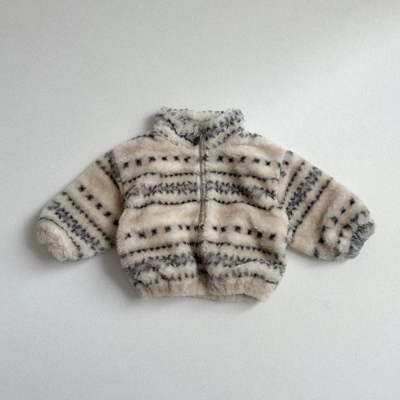 Toddler Boy Winter Fleece Jacket - Casaco de Inverno Quente de Pelúcia