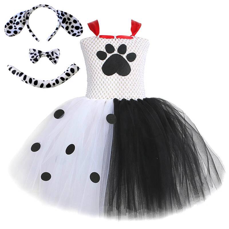 Baby Clothes - Vestido Tutu de Cão Dálmata para