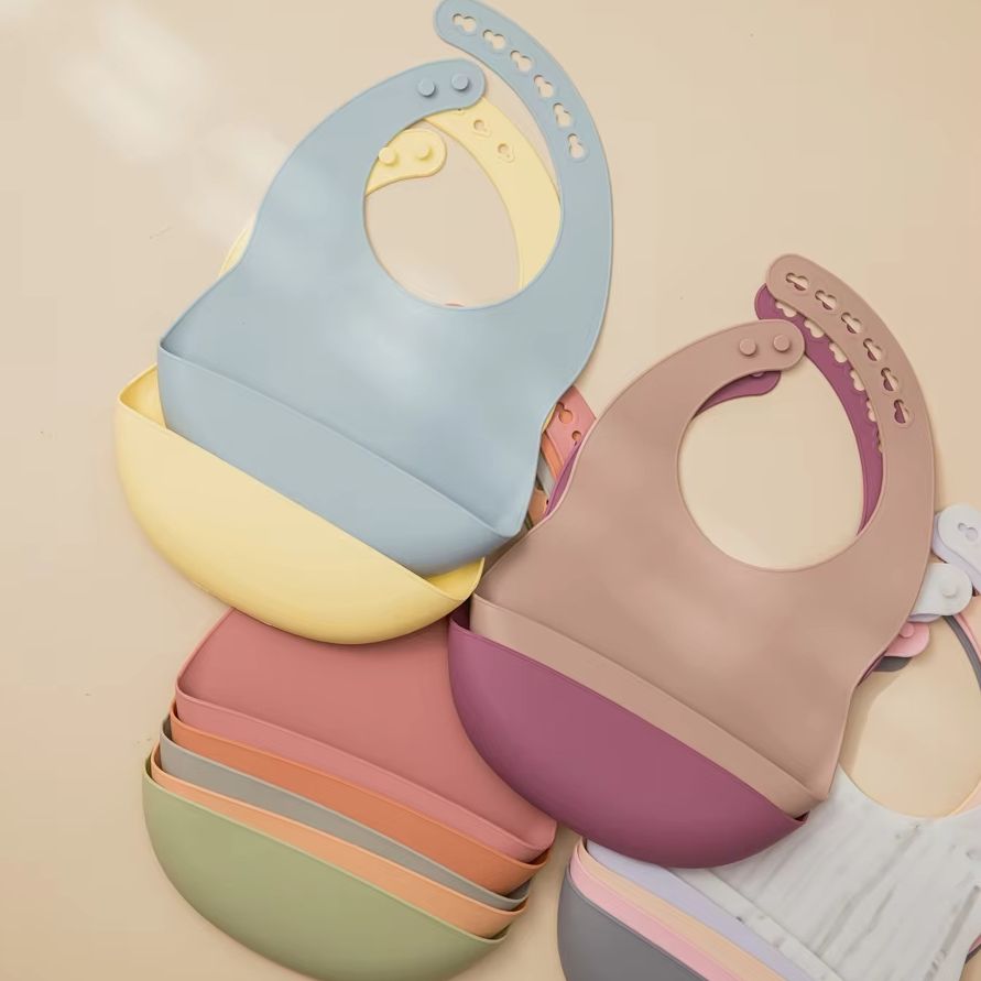 Waterproof Baby Bibs Silicone - Babadores de silicone à prova d'água