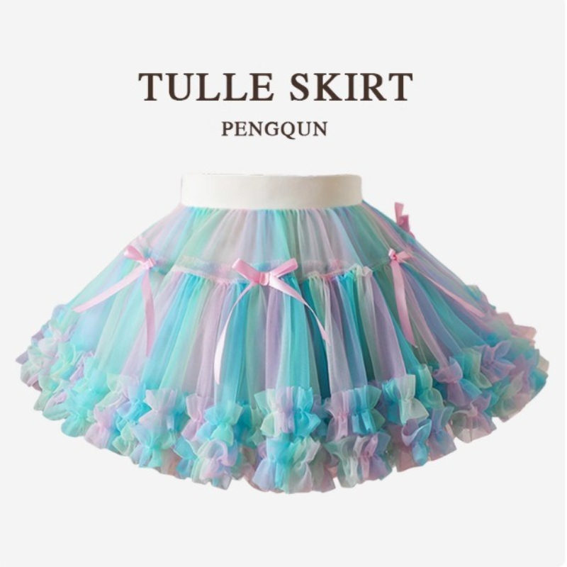 Toddler Girl Tulle Party Dress - Saia Tutu para Meninas 2026, Vestido