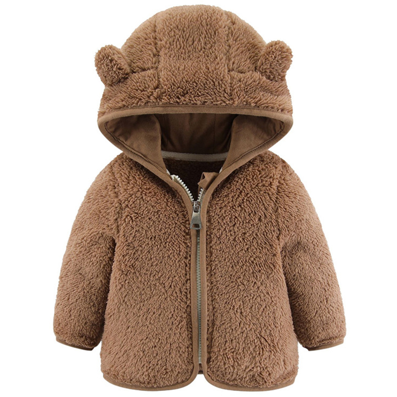 Toddler Boy Winter Fleece Jacket - Outono roupas de bebê inverno recém-nascido