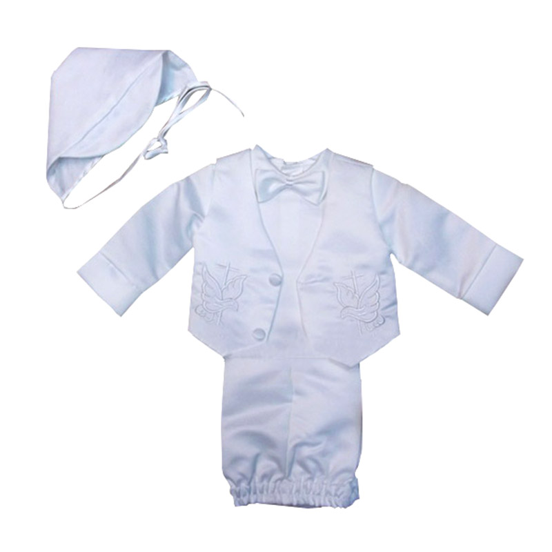 Baby Boy Suit Set Baptism - Roupas de batismo para bebês meninos,