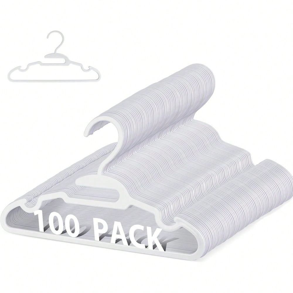 Baby Clothes - Pacote com 70/100 Cabides Plásticos para