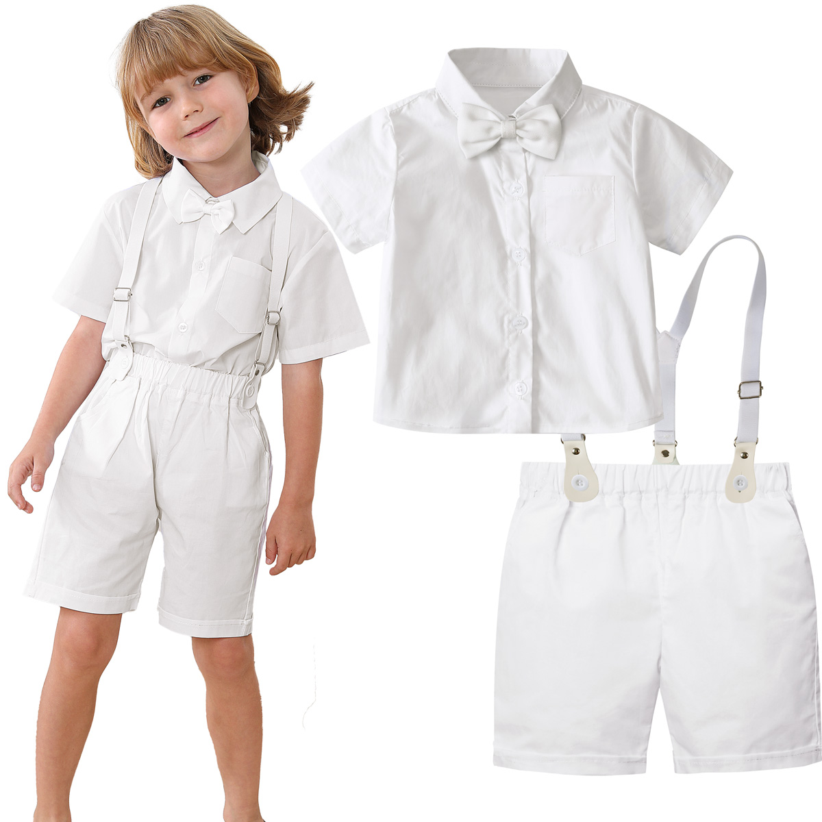 Baby Boy Suit Set Baptism - Roupa de batismo para meninos terno