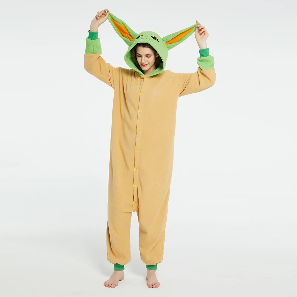 Adultos yoda bebê grogu onesie - Baby Clothes avaliação e preço