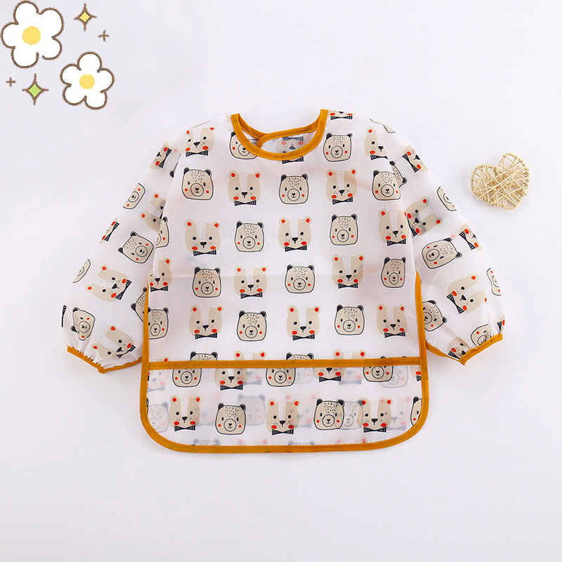 Babador de desenho animado de  - Waterproof Baby Bibs Silicone avaliação e preço