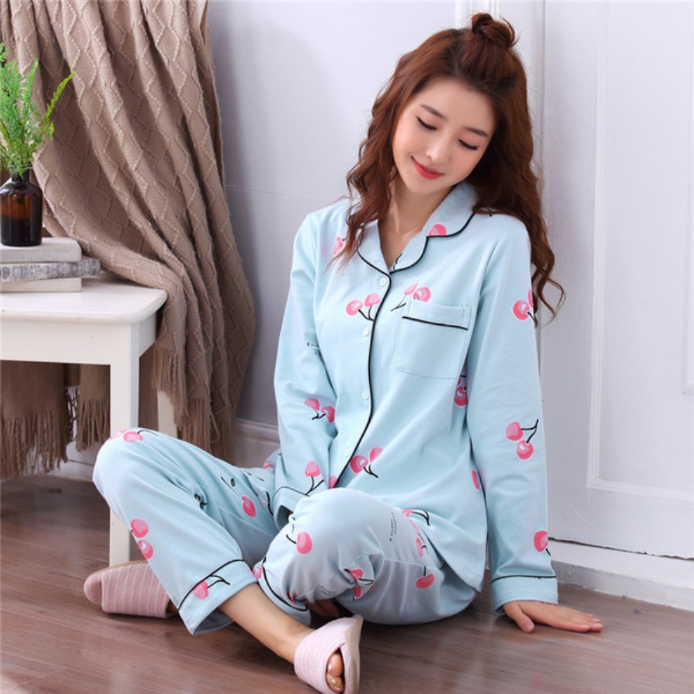 Pijamas Femininos de Manga Lon - Maternity Wear avaliação e preço