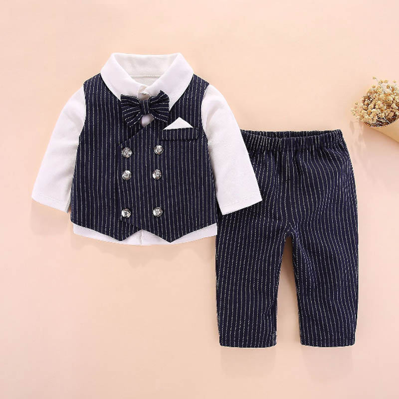 Iyeal conjunto de terno de bat - Baby Boy Suit Set Baptism avaliação e preço