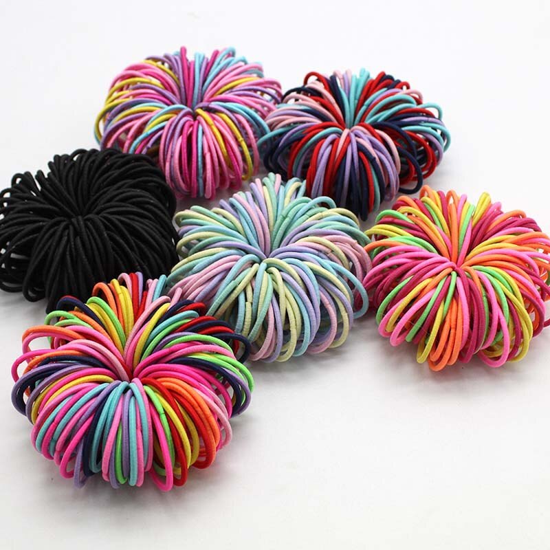 100pcs Bandas de cabelo Girl C - Baby Gear avaliação e preço