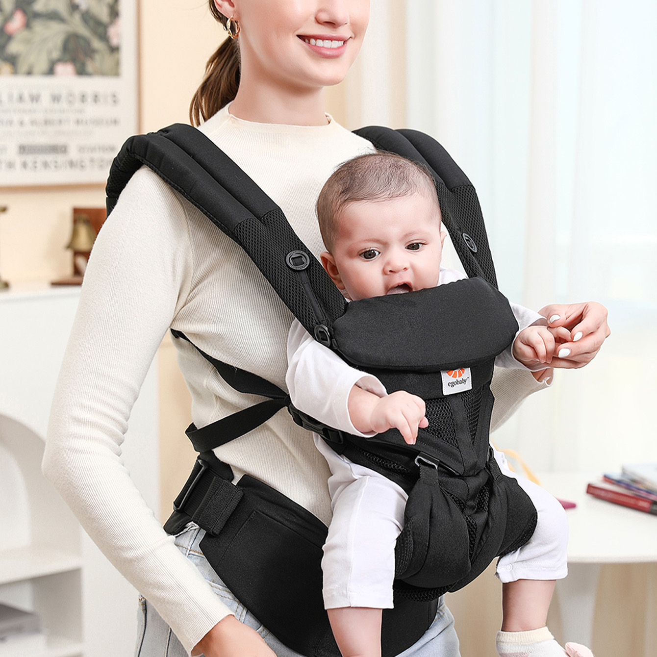 Mochila Ergonômica Multifuncio - Ergonomic Baby Carrier Newborn To Toddler avaliação e preço