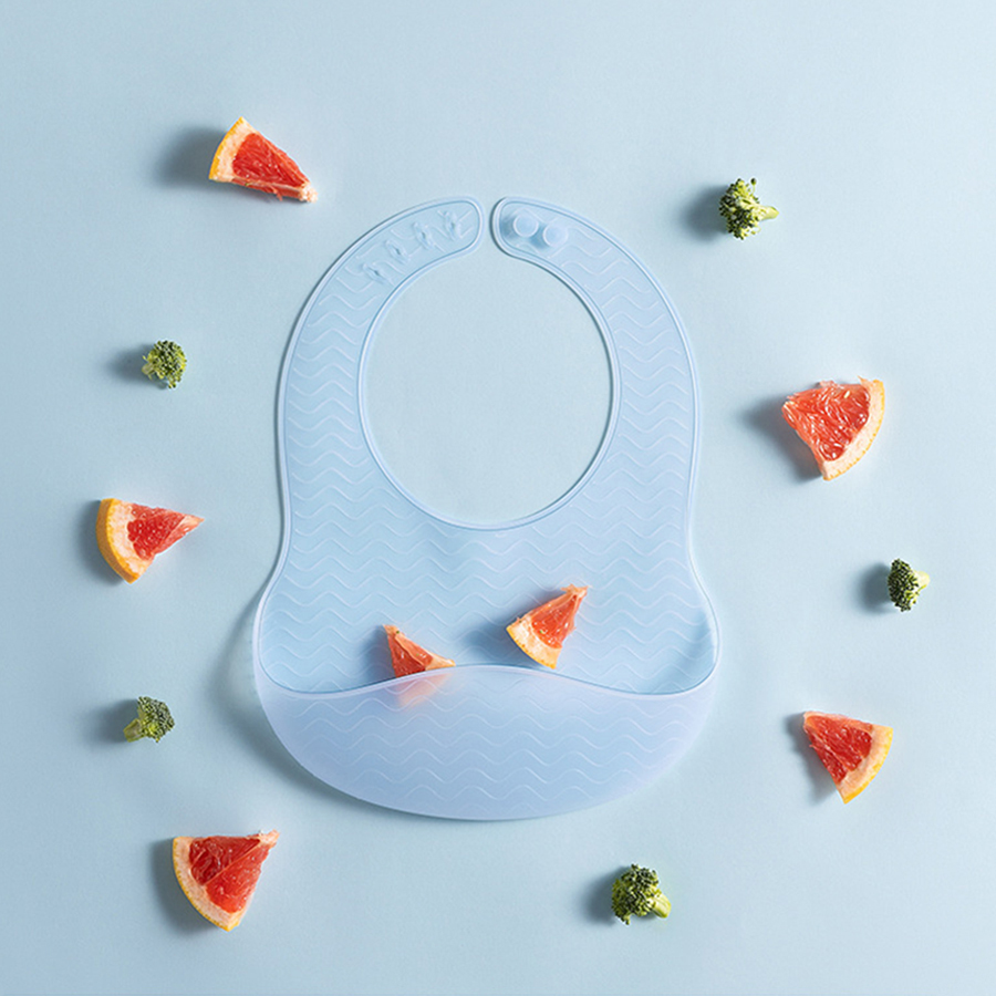 Babador de gelatina de silicon - Waterproof Baby Bibs Silicone avaliação e preço
