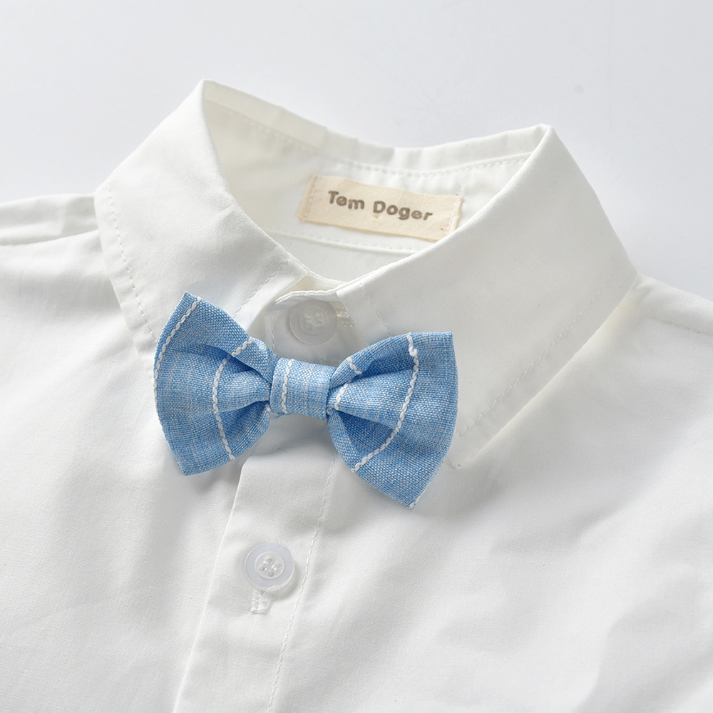 Roupa infantil de cavalheiro b - Baby Boy Suit Set Baptism avaliação e preço