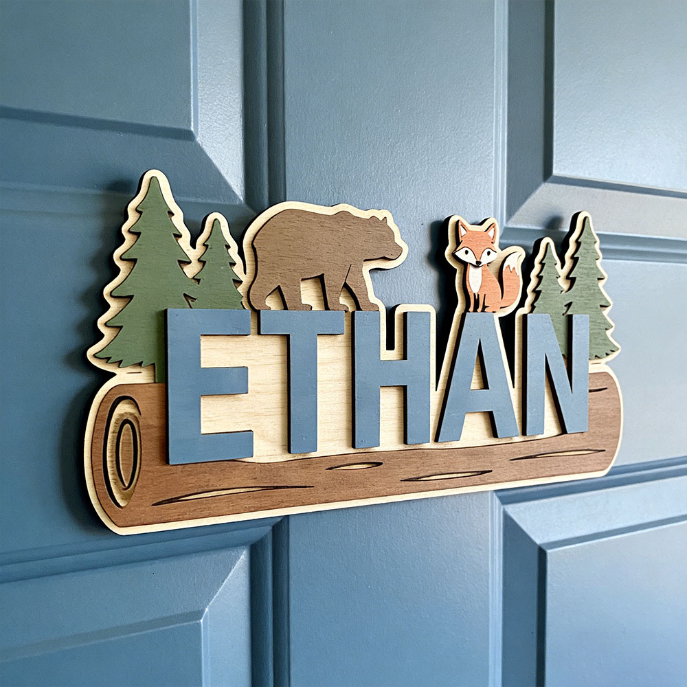 Placa de Madeira Personalizada - Nursery avaliação e preço