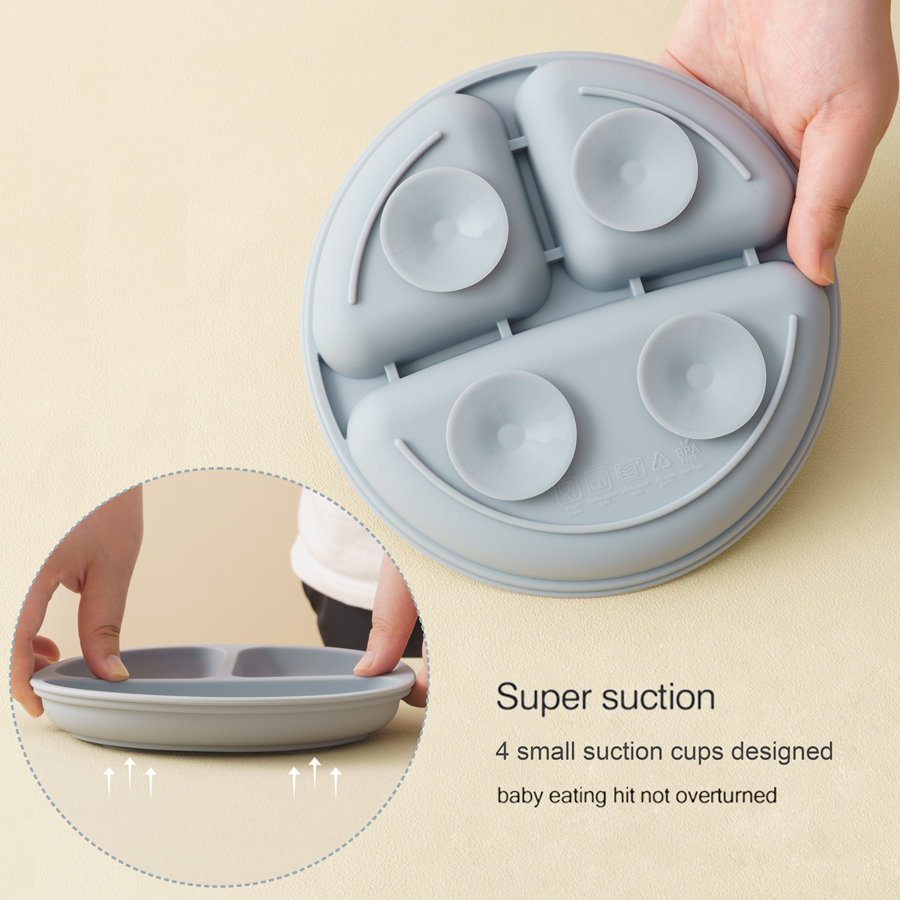 5 pçs conjunto de alimentação  - Waterproof Baby Bibs Silicone avaliação e preço
