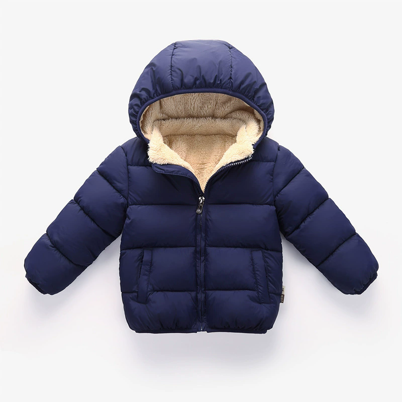 Jaqueta de Inverno com Capuz p - Toddler Boy Winter Fleece Jacket avaliação e preço
