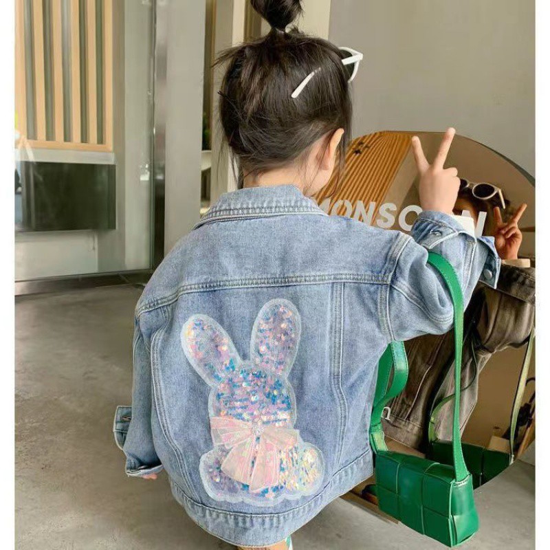 Bebê meninas denim casaco cria - Baby Clothes avaliação e preço