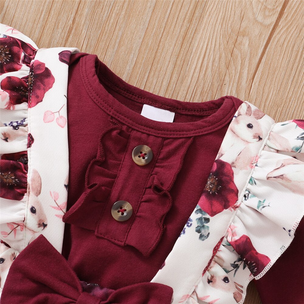Bebê recém-nascido menina roup - Newborn Baby Girl Romper Floral avaliação e preço