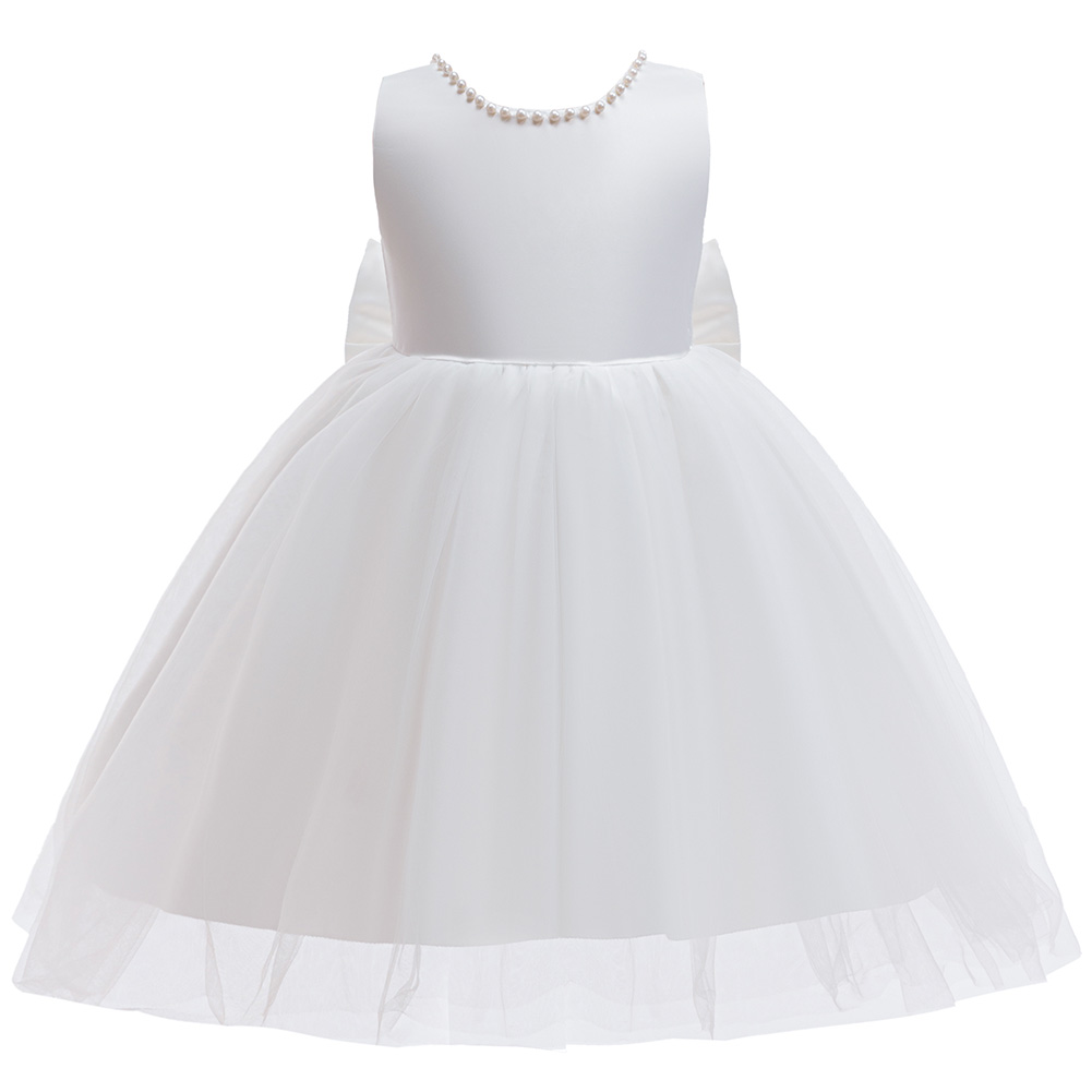 Vestido de festa de comunhão b - Toddler Girl Tulle Party Dress avaliação e preço