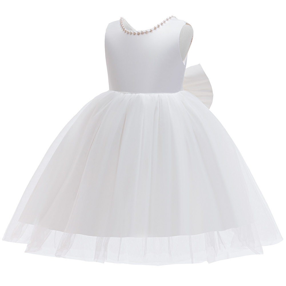 Vestido de festa de comunhão b - Toddler Girl Tulle Party Dress avaliação e preço