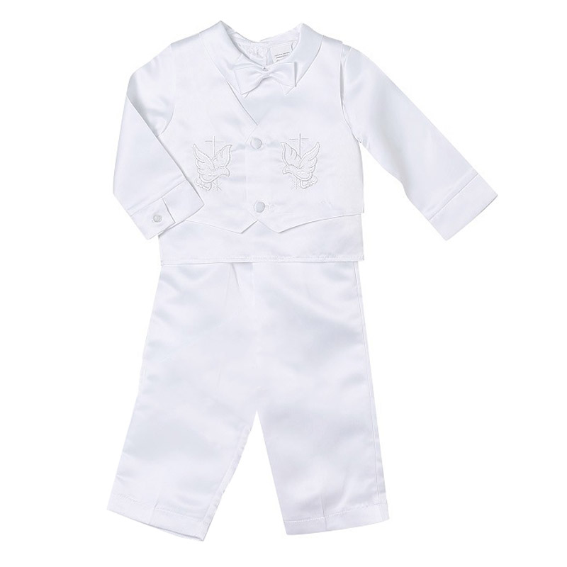 Roupas de batismo para bebês m - Baby Boy Suit Set Baptism avaliação e preço
