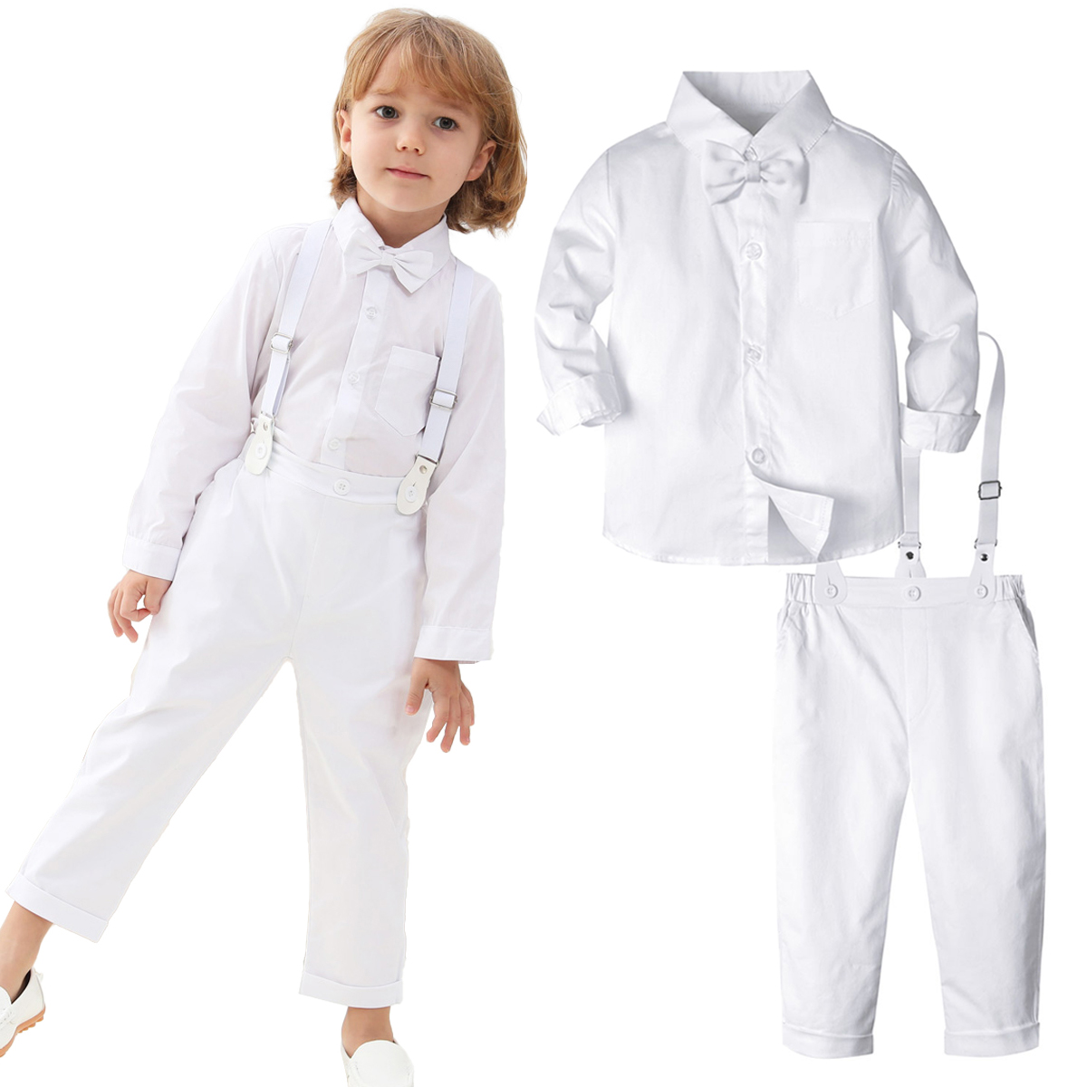 Roupas de batismo infantil par - Baby Boy Suit Set Baptism avaliação e preço