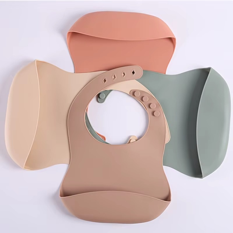 Babadores para bebês à prova d - Waterproof Baby Bibs Silicone avaliação e preço