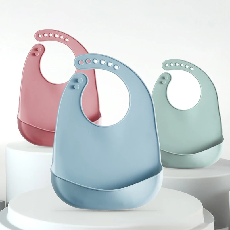 1-5 Peças Babadores de Silicon - Waterproof Baby Bibs Silicone avaliação e preço