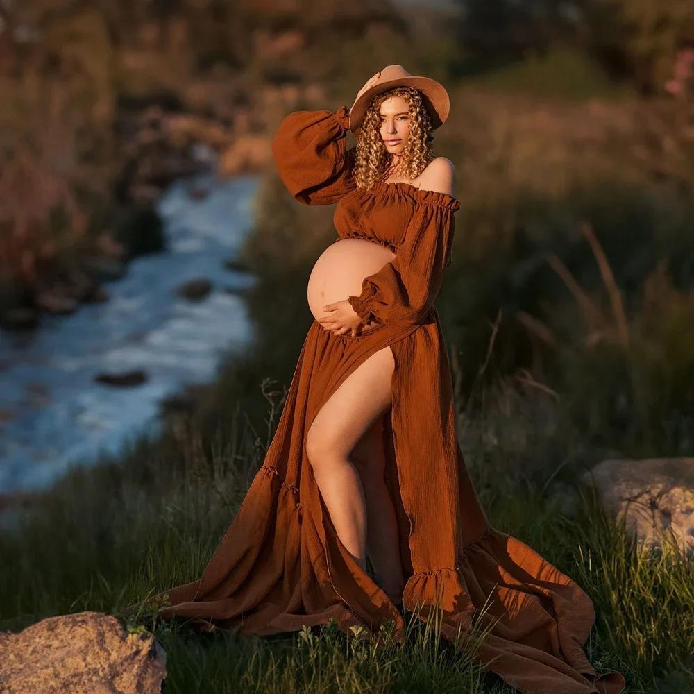 Sexy fora do ombro retro vesti - Maternity Wear avaliação e preço