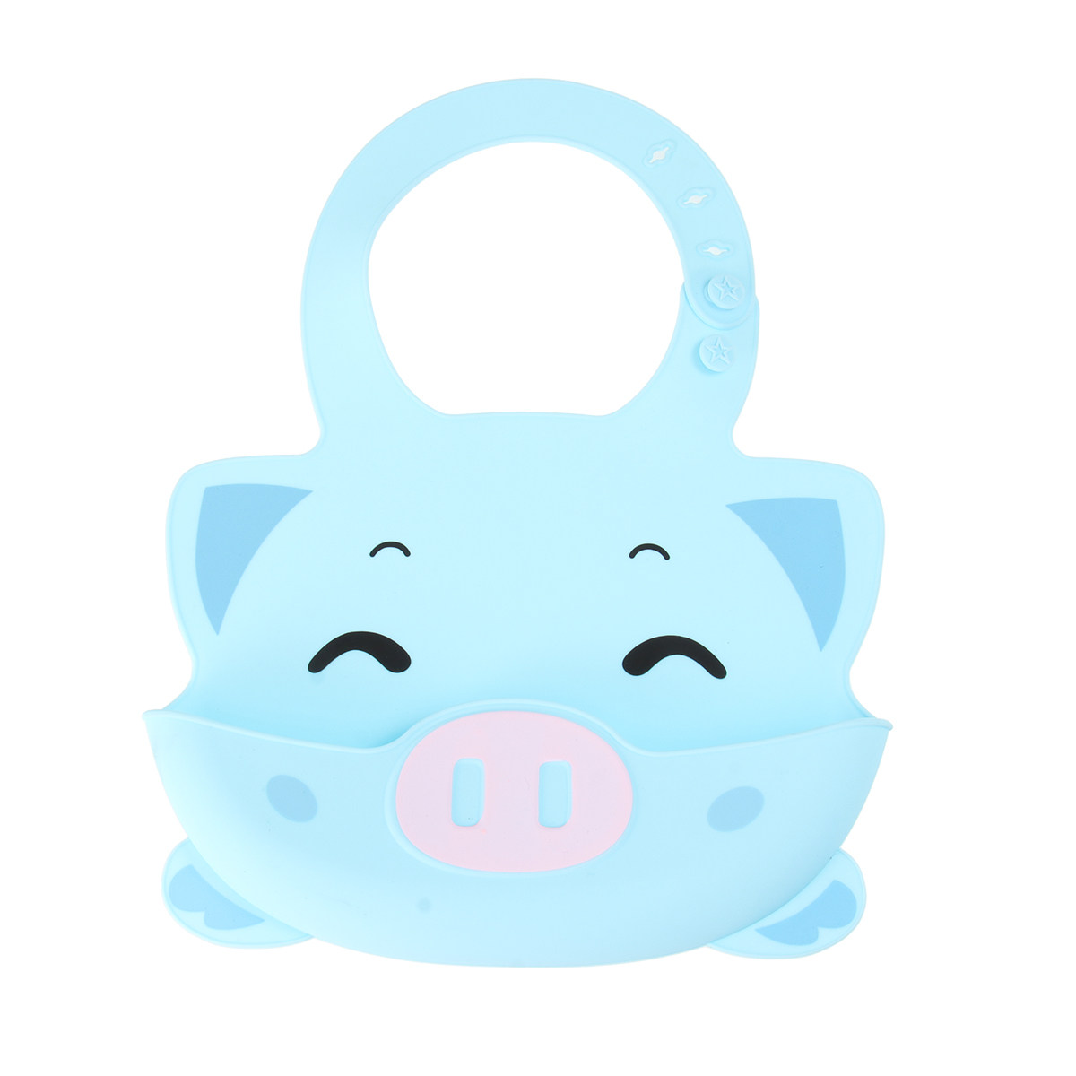 1 Peça de Babador de Silicone  - Waterproof Baby Bibs Silicone avaliação e preço