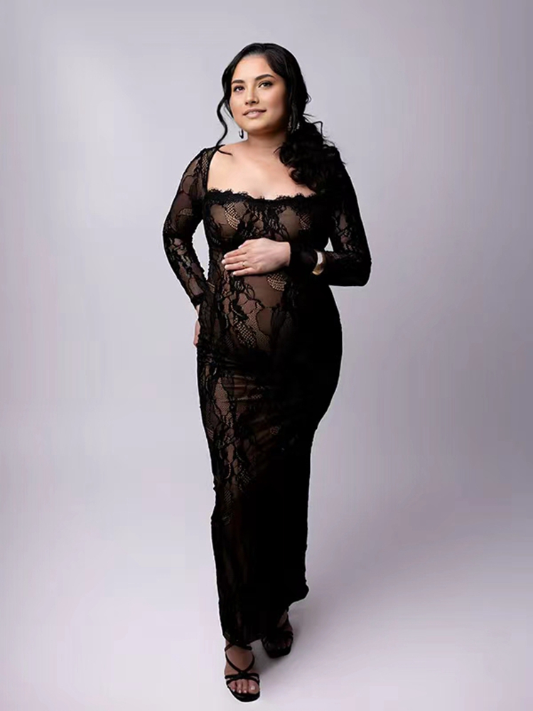 Vestido de renda para sessão d - Maternity Wear avaliação e preço