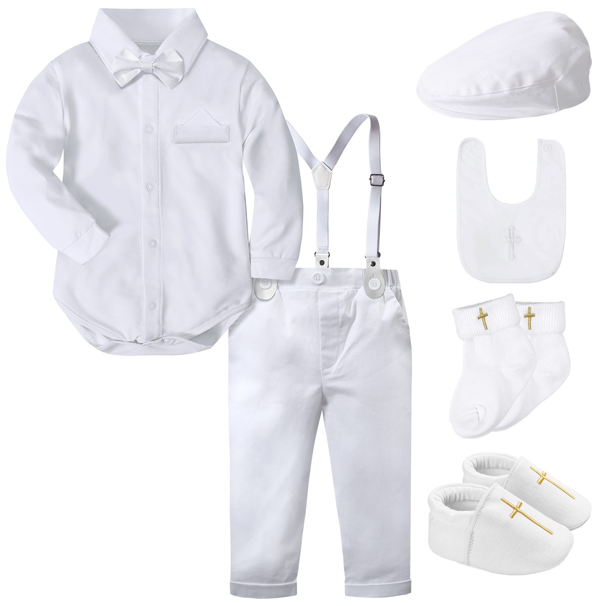 Roupa de batismo do bebê, Tern - Baby Boy Suit Set Baptism avaliação e preço
