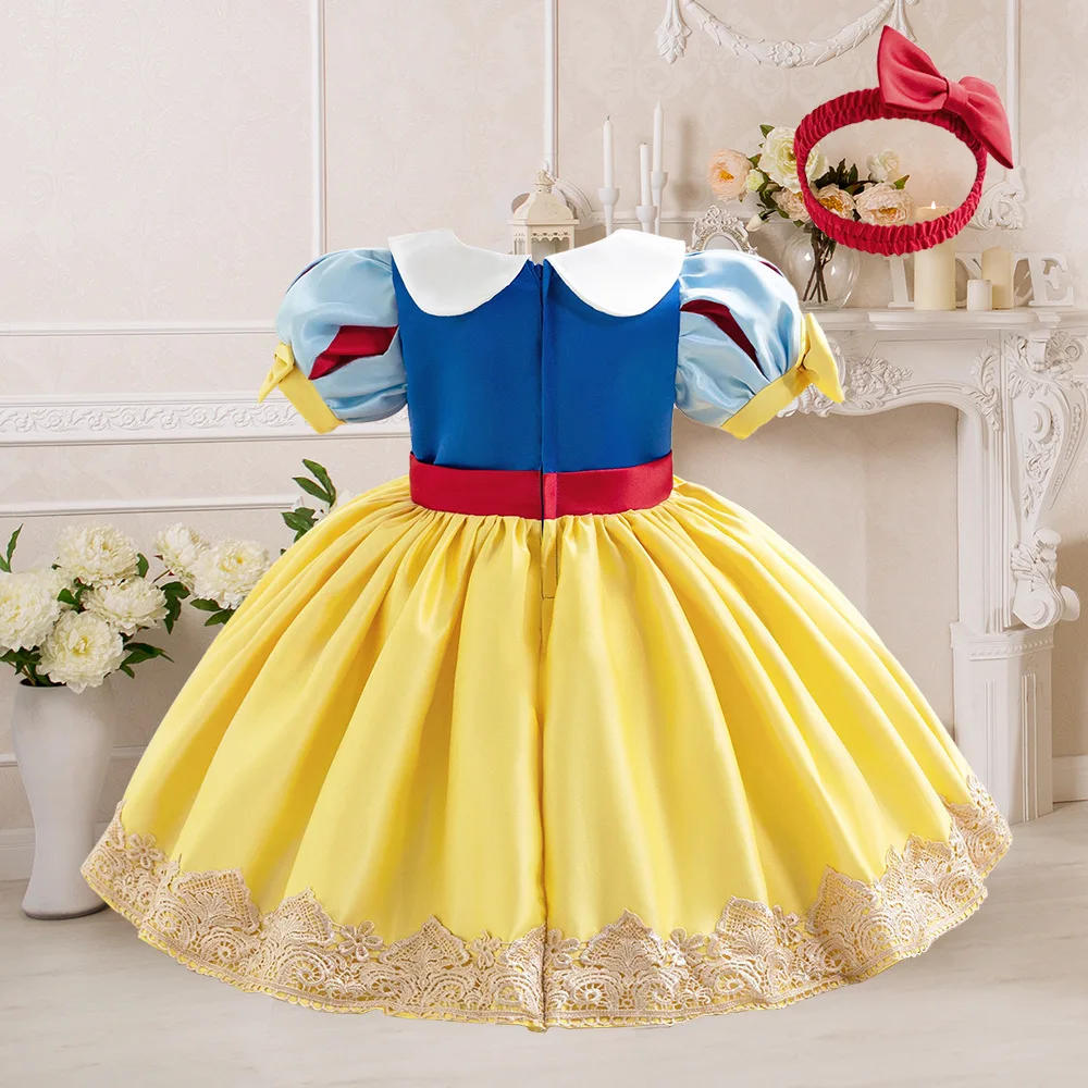 Vestido de festa Tutu amarelo  - Toddler Girl Tulle Party Dress avaliação e preço